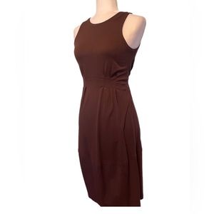 COPY - Theory brown tank midi dress size 8